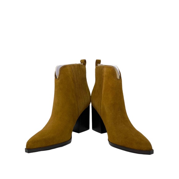 NEW Marc Fisher Maree Heeled Bootie Brown Size 7.5 - Picture 7 of 9